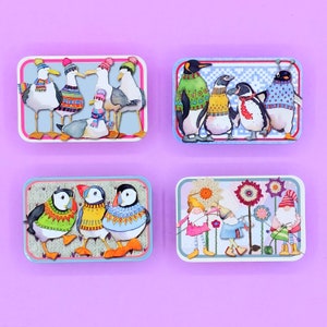Pocket Tins - Cute Craft Emma Ball hinged metal storage tin