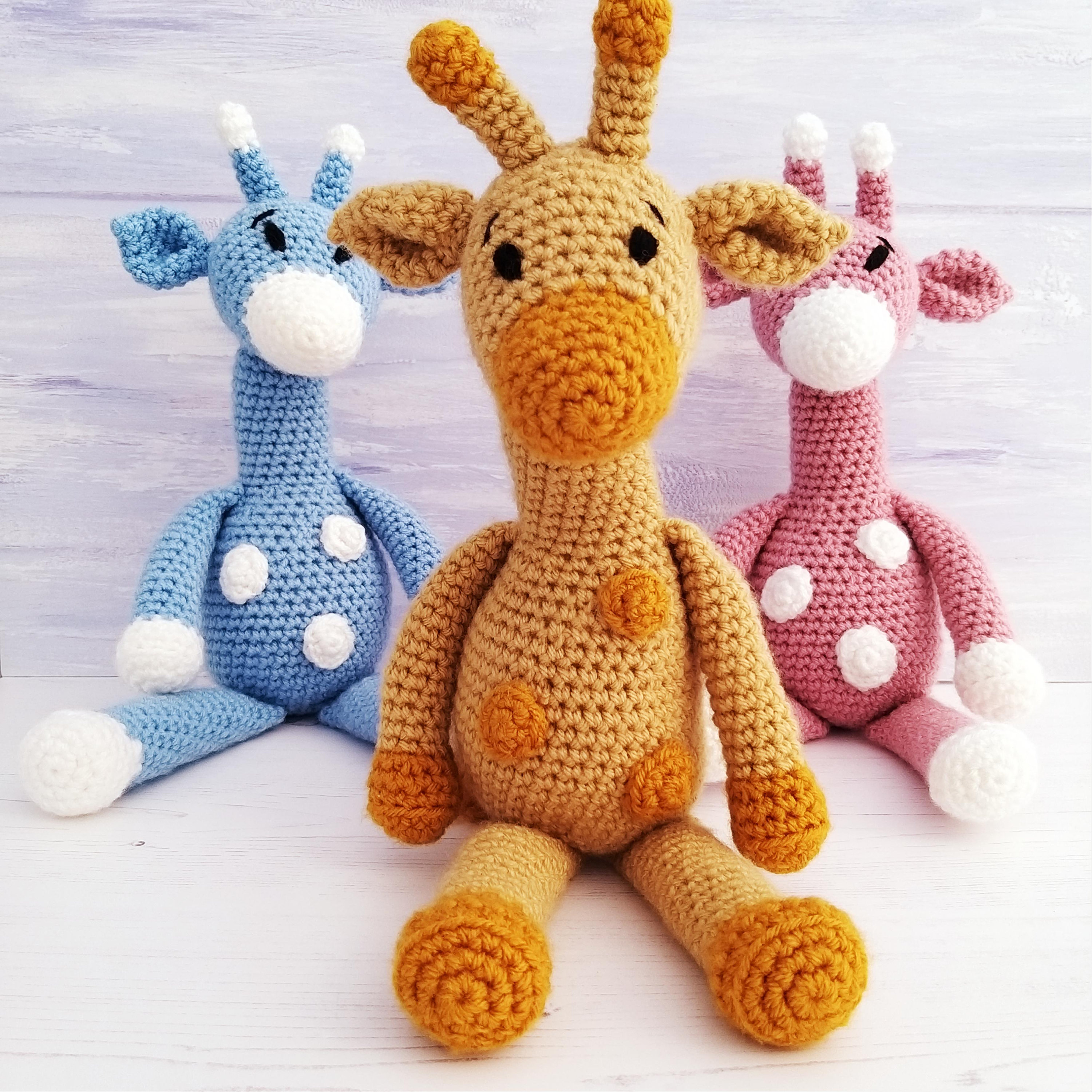 Crochet Kit Aimee the Giraffe Luxury Crochet Kit. Complete Etsy UK