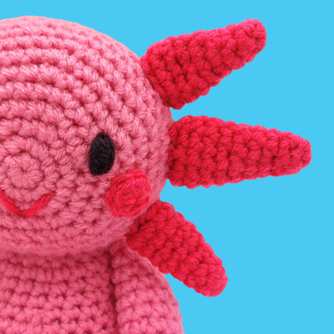 Axolotl Crochet Pattern - Cute Bubbles and Barnacle the Axolotls ...
