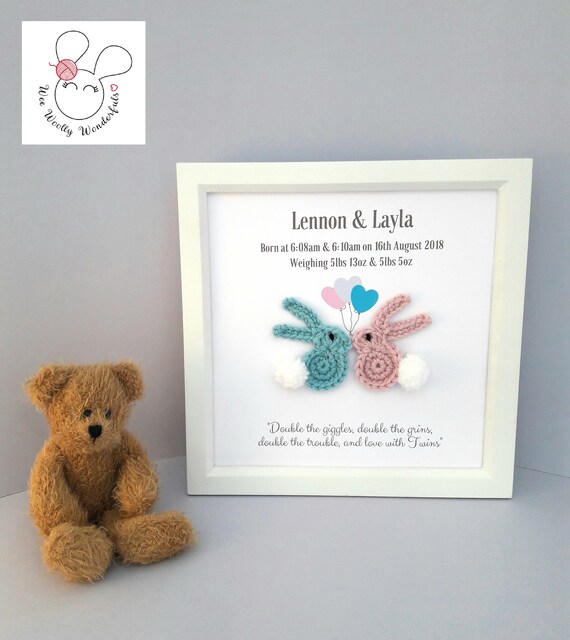 personalised gifts for twin babies