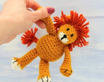 Patrón de crochet de león - Lindo patrón de león bebé Descargar PDF
