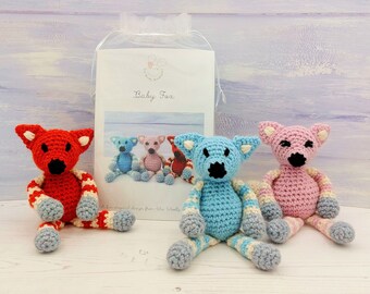 Häkelset - Baby Fuchs Häkelset - Amigurumi Fuchs Anleitung
