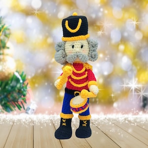 Ned the Nutcracker Crochet Pattern - Cute Christmas Pattern Amigurumi PDF Download