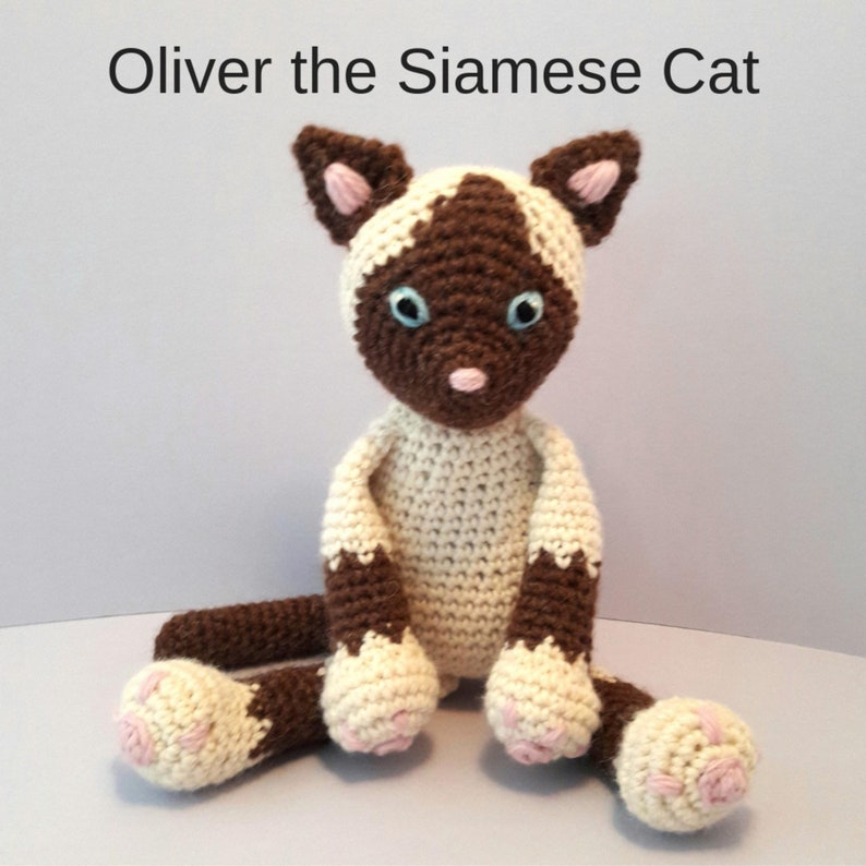 Cat Crochet Pattern Cute Cats Pattern Amigurumi PDF Download Etsy