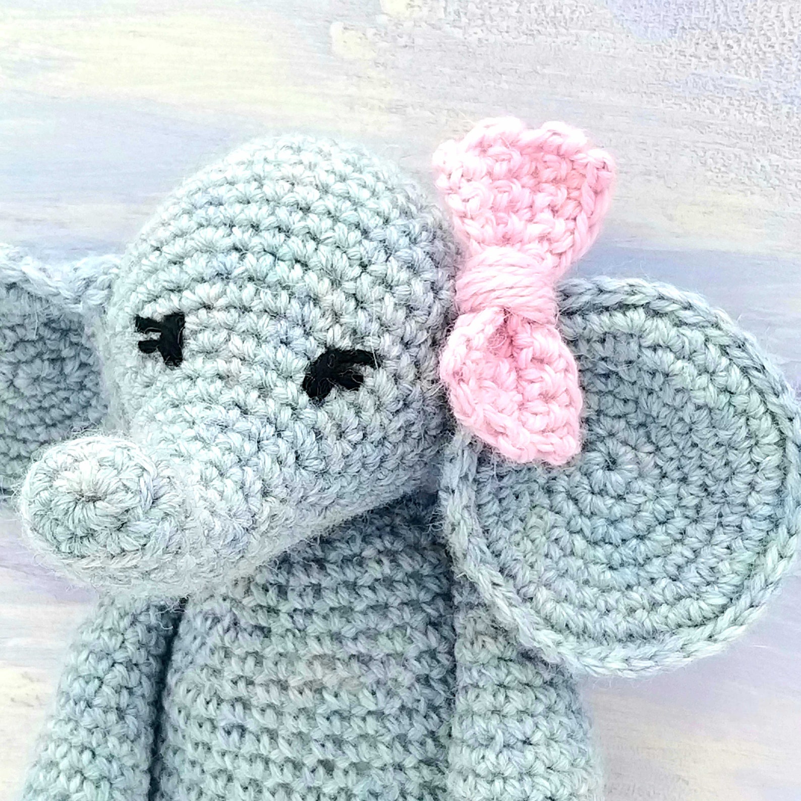 Ella the Elephant Crochet Kit Luxury Wool & Alpaca Crochet - Etsy