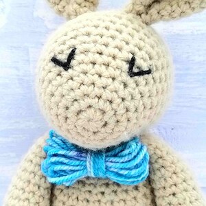 Beginners Arthur Bunny Crochet Kit, Learn to Crochet, Cute Amigurumi Pattern, Crochet Kit image 6