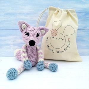 Fox Crochet Kit  - Craft gift - Birthday gift - Amigurumi Set - Luxury Treat