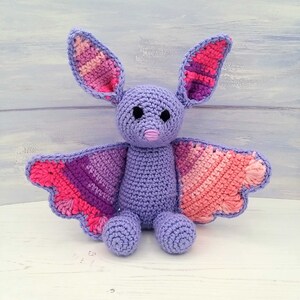 Bat Crochet Pattern - Cute Bat Pattern Amigurumi PDF Download