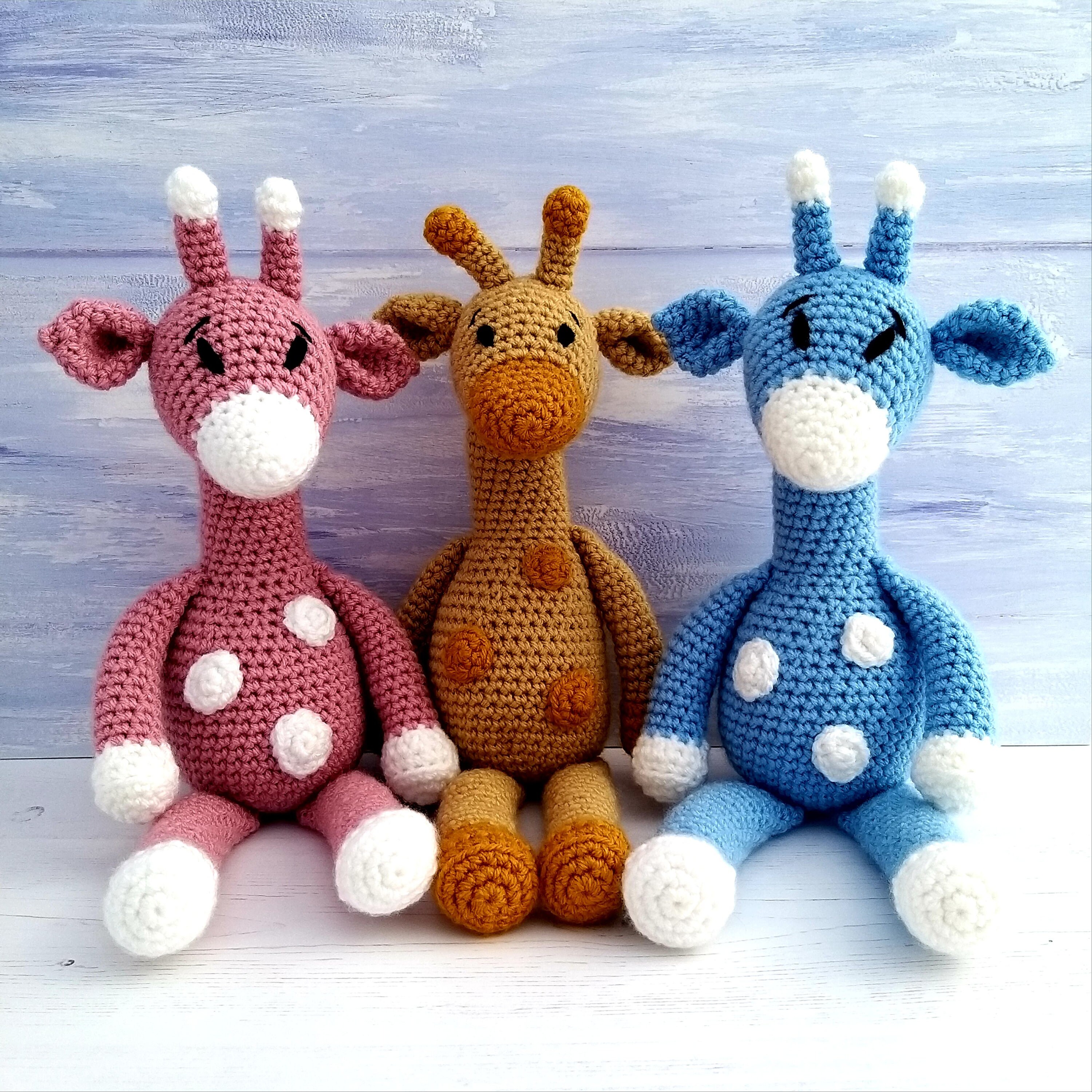 Crochet Kit Pink Alice the Giraffe Luxury Crochet Kit | Etsy