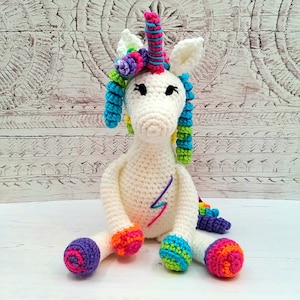 Unicorn Crochet Pattern - Cute Unicorn Pattern Amigurumi PDF Download