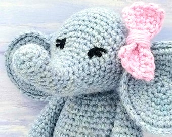 Olifant haakpatroon - Schattig olifantenpatroon Complete Amigurumi voor beginners PDF-download