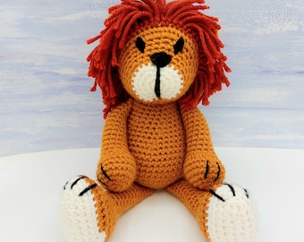 Patrón de León a crochet - Lindo patrón de León Amigurumi PDF Descargar