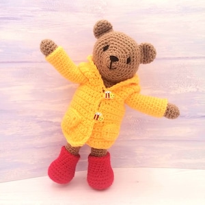 Waffles the Bear Crochet Pattern - Cute Bear Pattern Amigurumi PDF Download