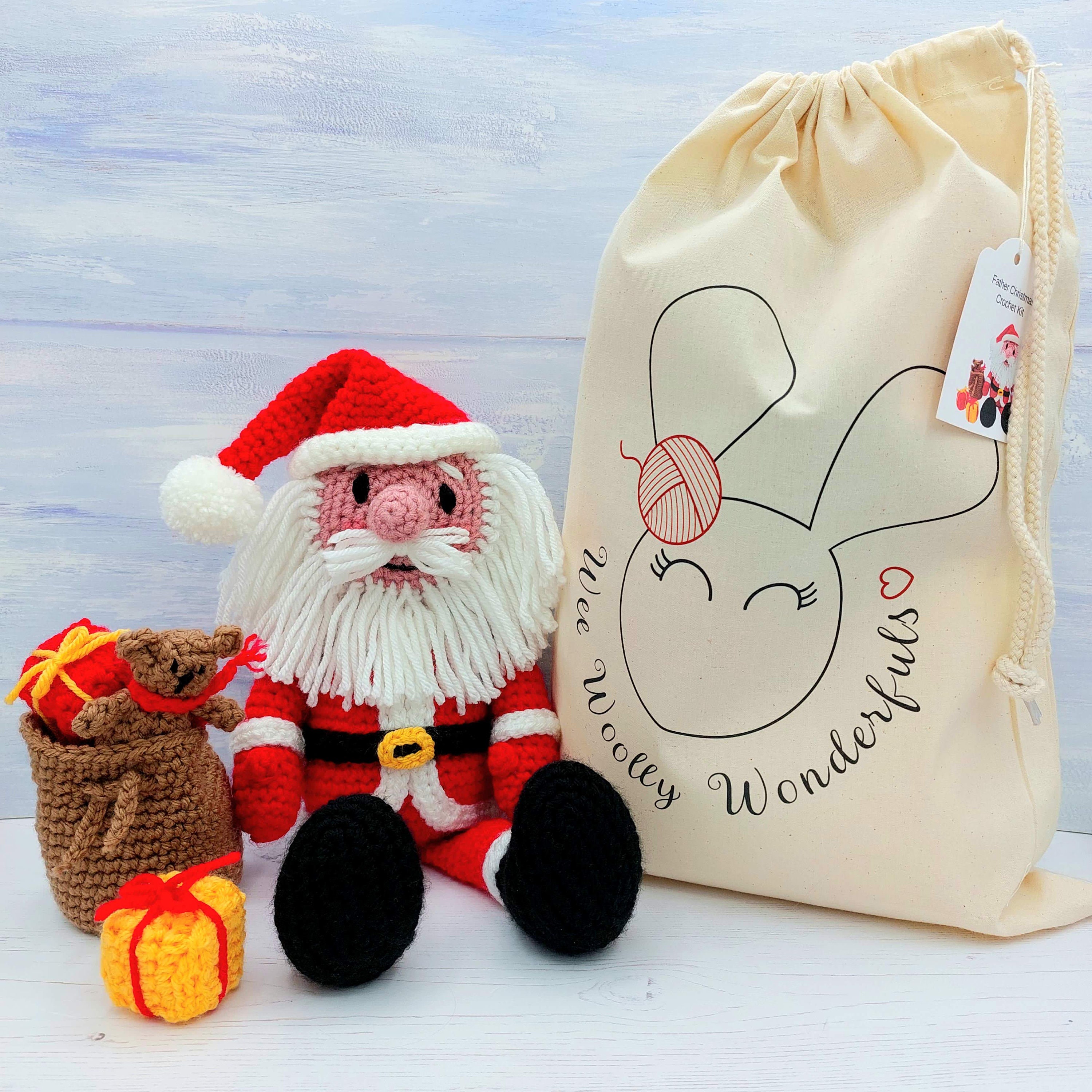 Father Christmas Santa Claus Crochet Kit 