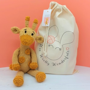 Stickkit - Giraffen Amber Leksaksstickkit