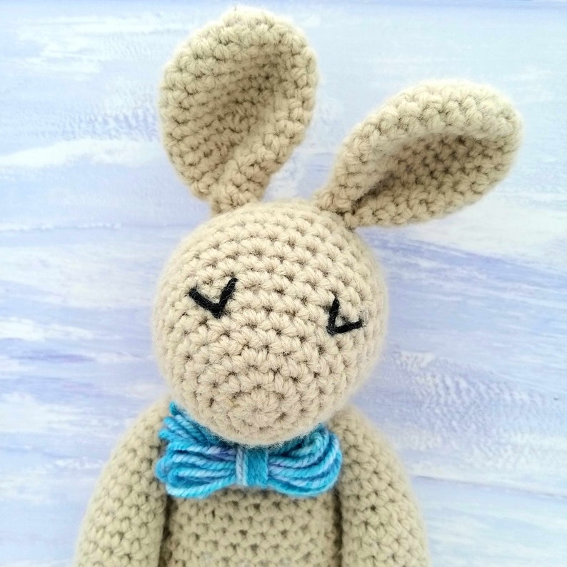 Beginners Arthur Bunny Crochet Kit, Learn to Crochet, Cute Amigurumi Pattern, Crochet Kit image 2