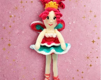 Fae the Sugar Plum Fairy Crochet Pattern - Cute Christmas Pattern Amigurumi PDF Download
