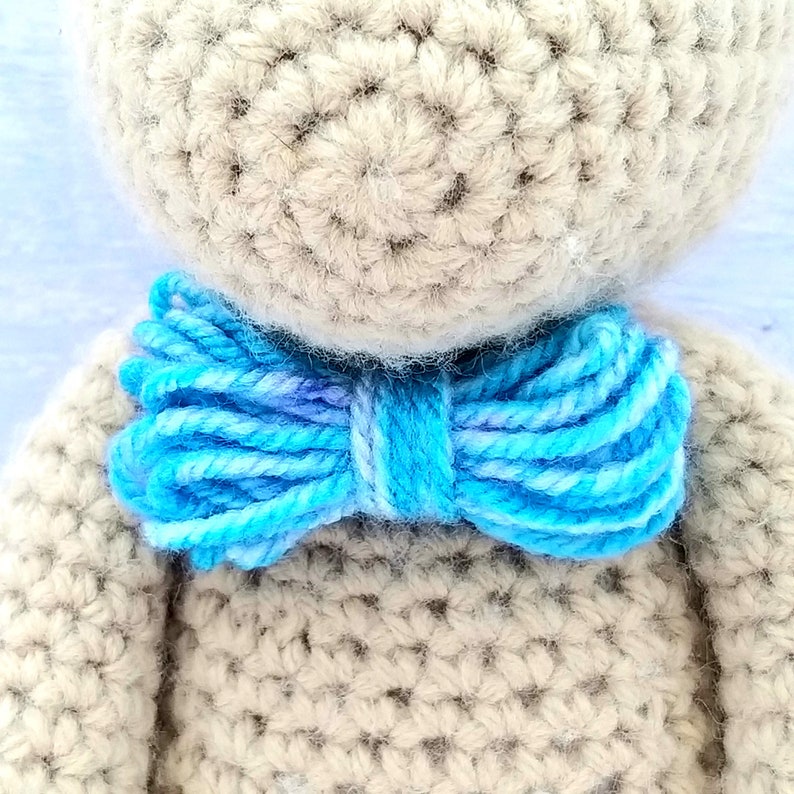 Beginners Arthur Bunny Crochet Kit, Learn to Crochet, Cute Amigurumi Pattern, Crochet Kit image 7