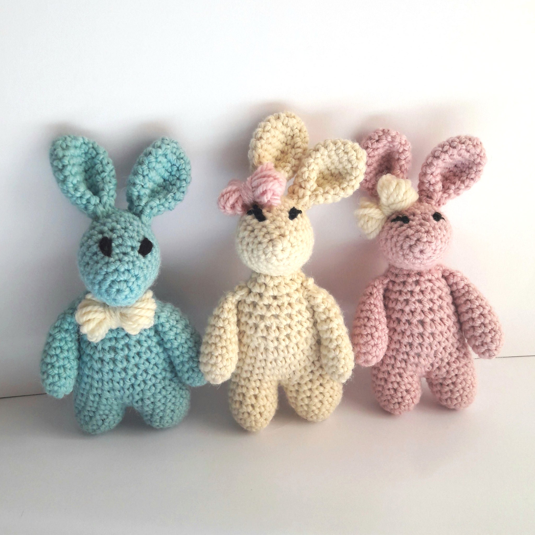 Bunny Crochet Pattern Cute Baby Bunny Amigurumi Pattern PDF Etsy