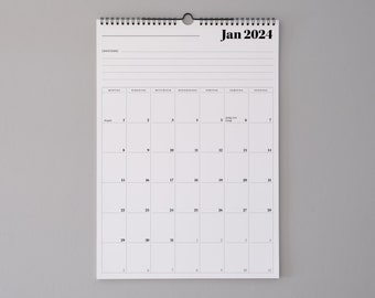 Großer Monats-Kalender 2024/2025 "Block" | Wandkalender A3 | Geschenk für Neuanfang, Einzug, Umzug, Semesterbeginn, Studenten