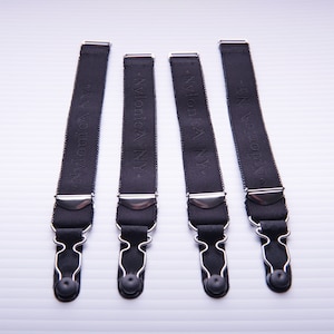 Detachable Stocking Suspenders: Adjustable Garter Straps, Set of 4