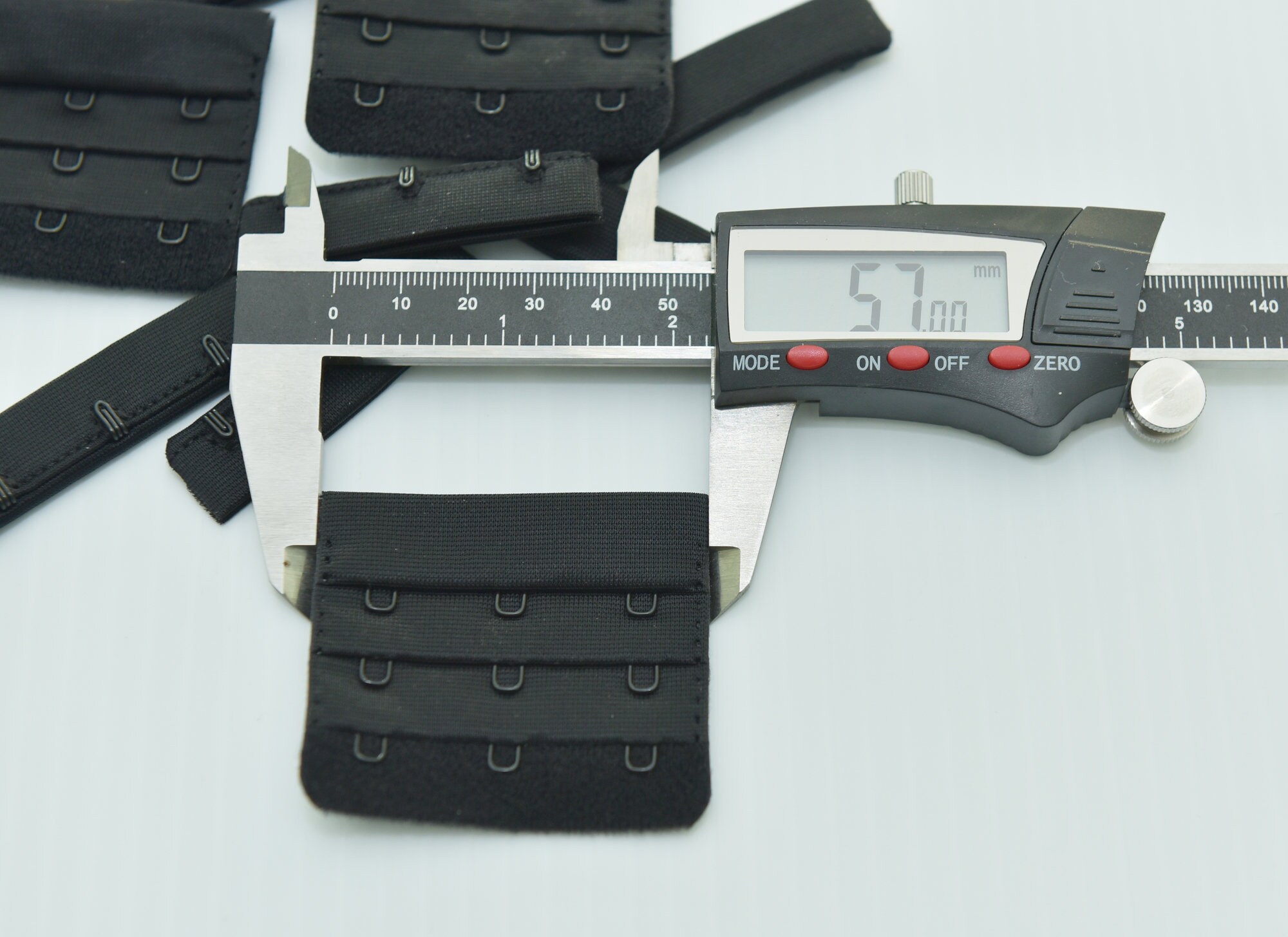 15 Paia Di Ganci E Occhielli In Tessuto Nero Per Reggiseno, Abbigliamento E Bricolage - Chiusure Metalliche Da Cucire, 3x1,3 Cm