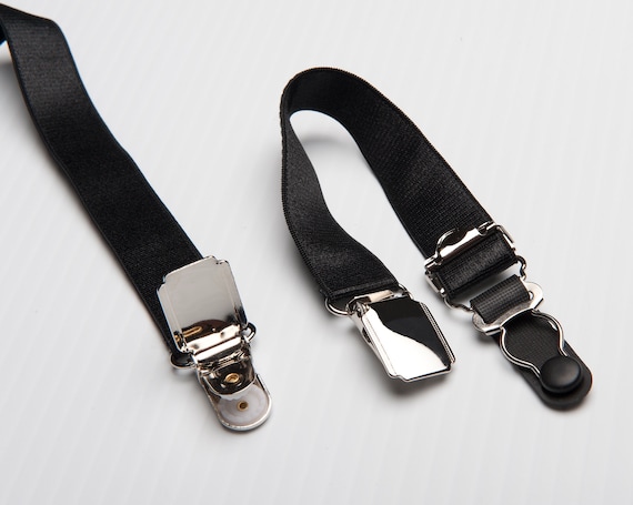 Detachable Suspenders, Set of 4, Stockings Clips, Garter Straps