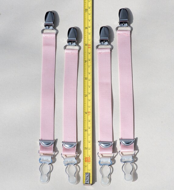 Pink stockings and suspenders cheap