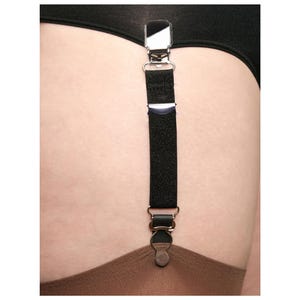 Detachable Suspenders, Set of 4, Stockings Clips, Garter Straps, Adjustable Suspender, Accessories for stockings.