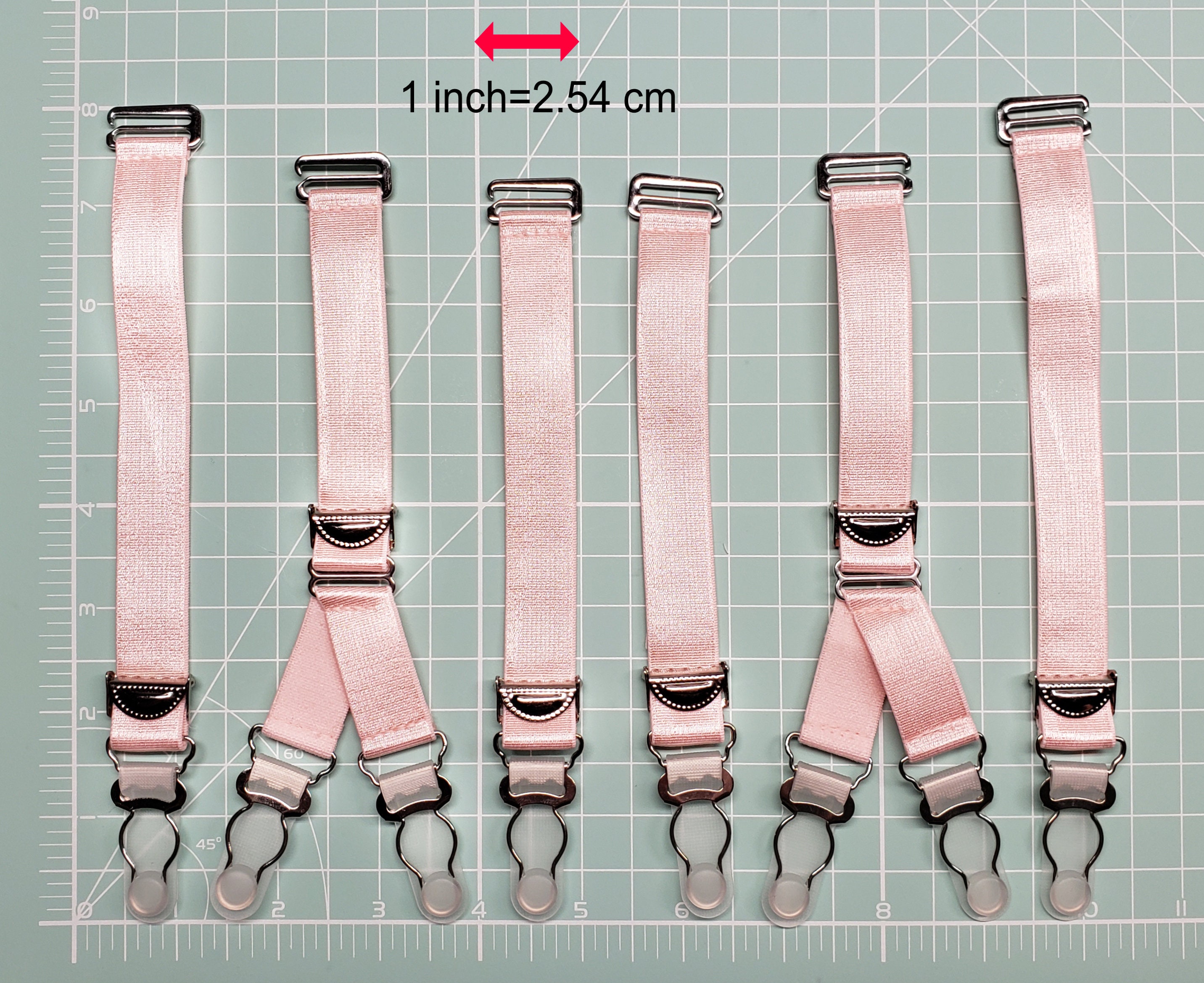 Replacement Garter Clips Suspender Wide Corset Straps Set of 6 – Nyteez