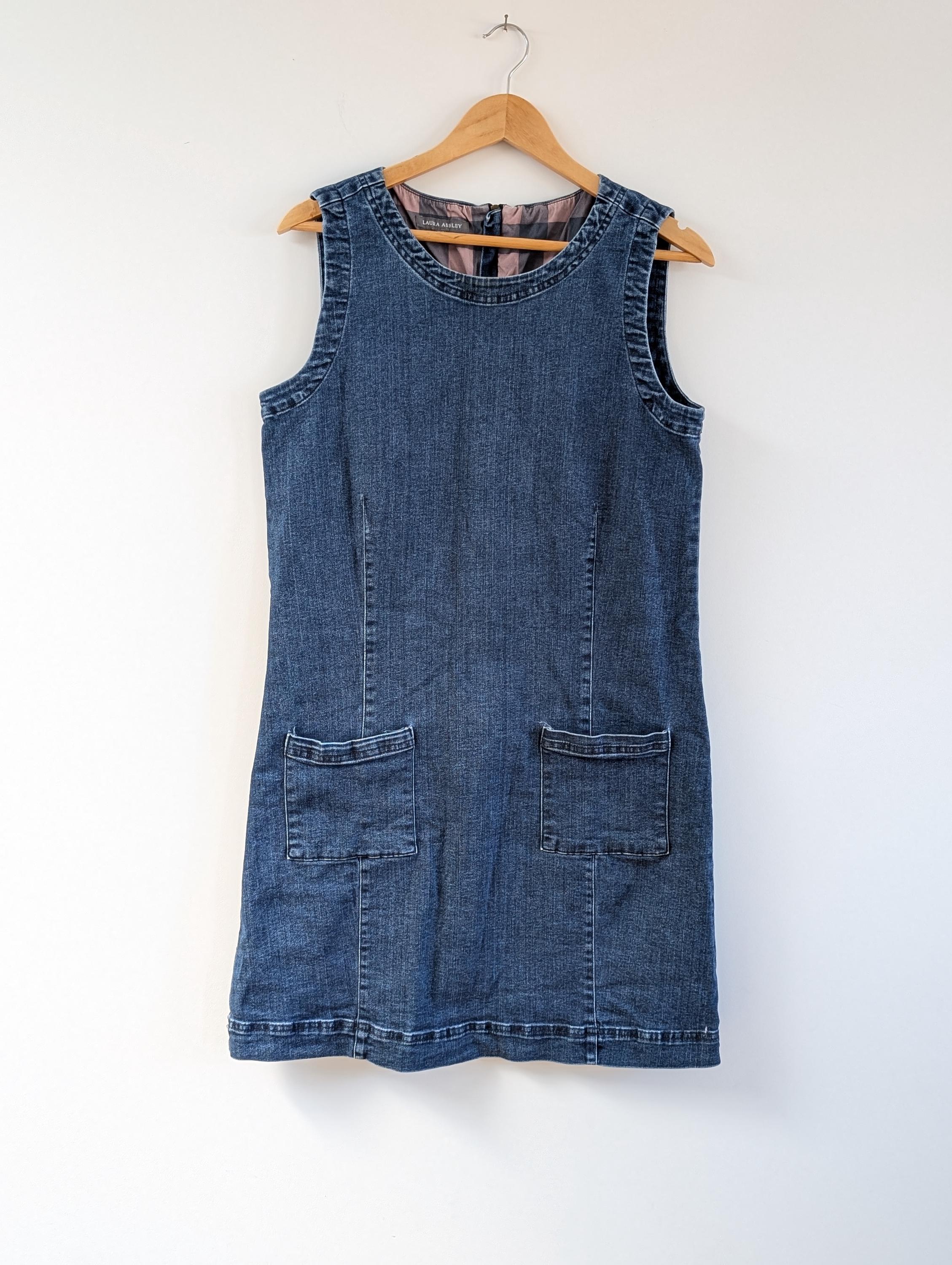 denim dress with pockets Downtown Style Denim Dress Betsey's Boutique Shop