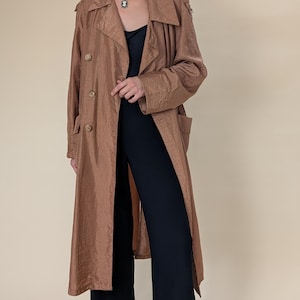 Vintage Nylon Trench Coat - Etsy