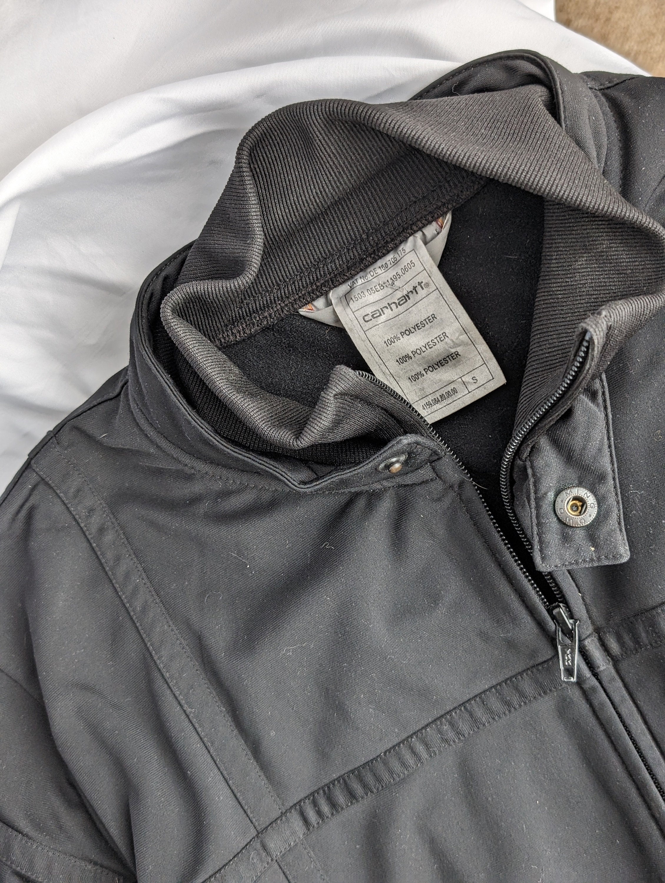 Vintage Black Carhartt Track Jacket - Etsy