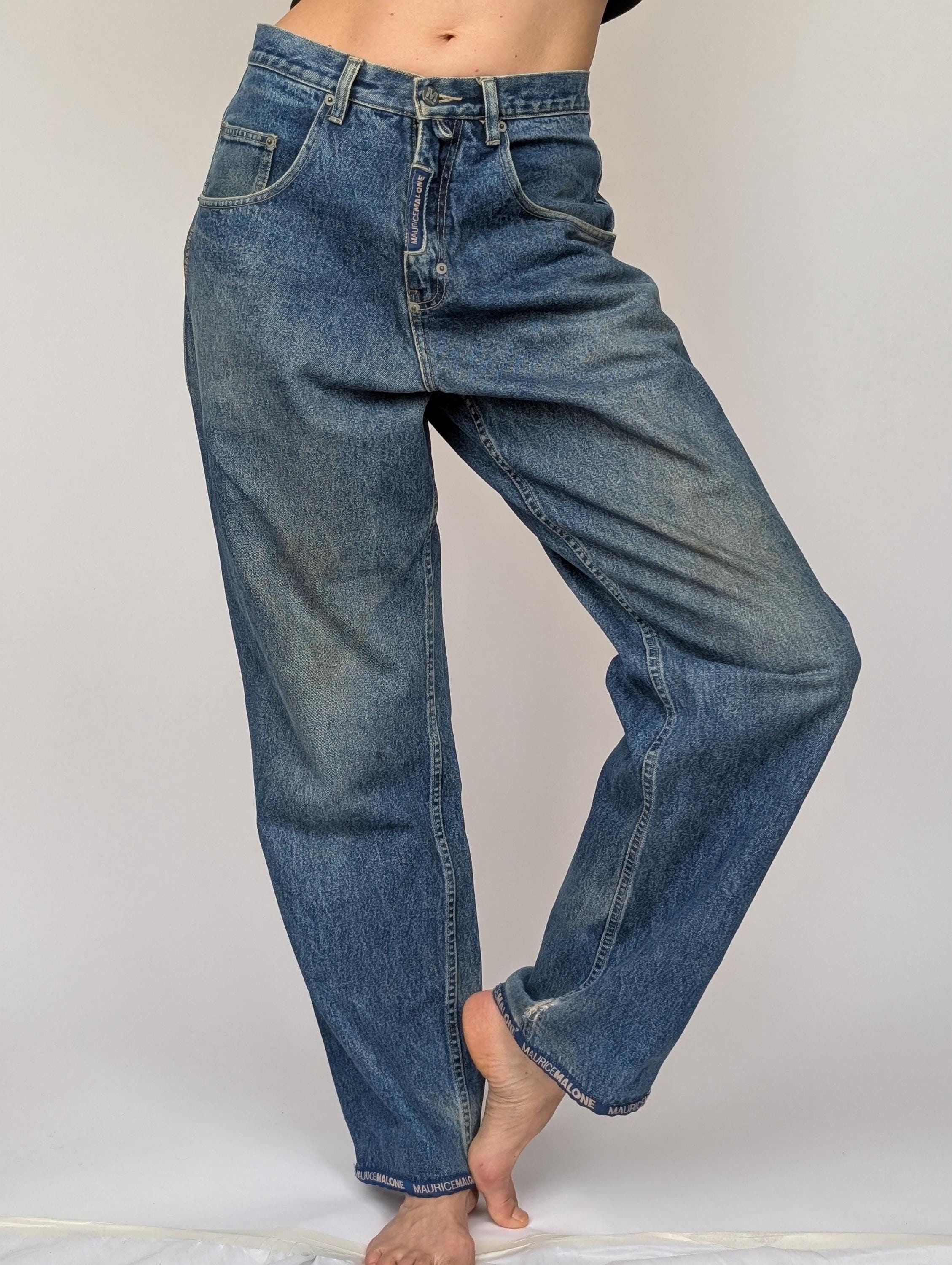 Maurice Malone Jeans - Etsy