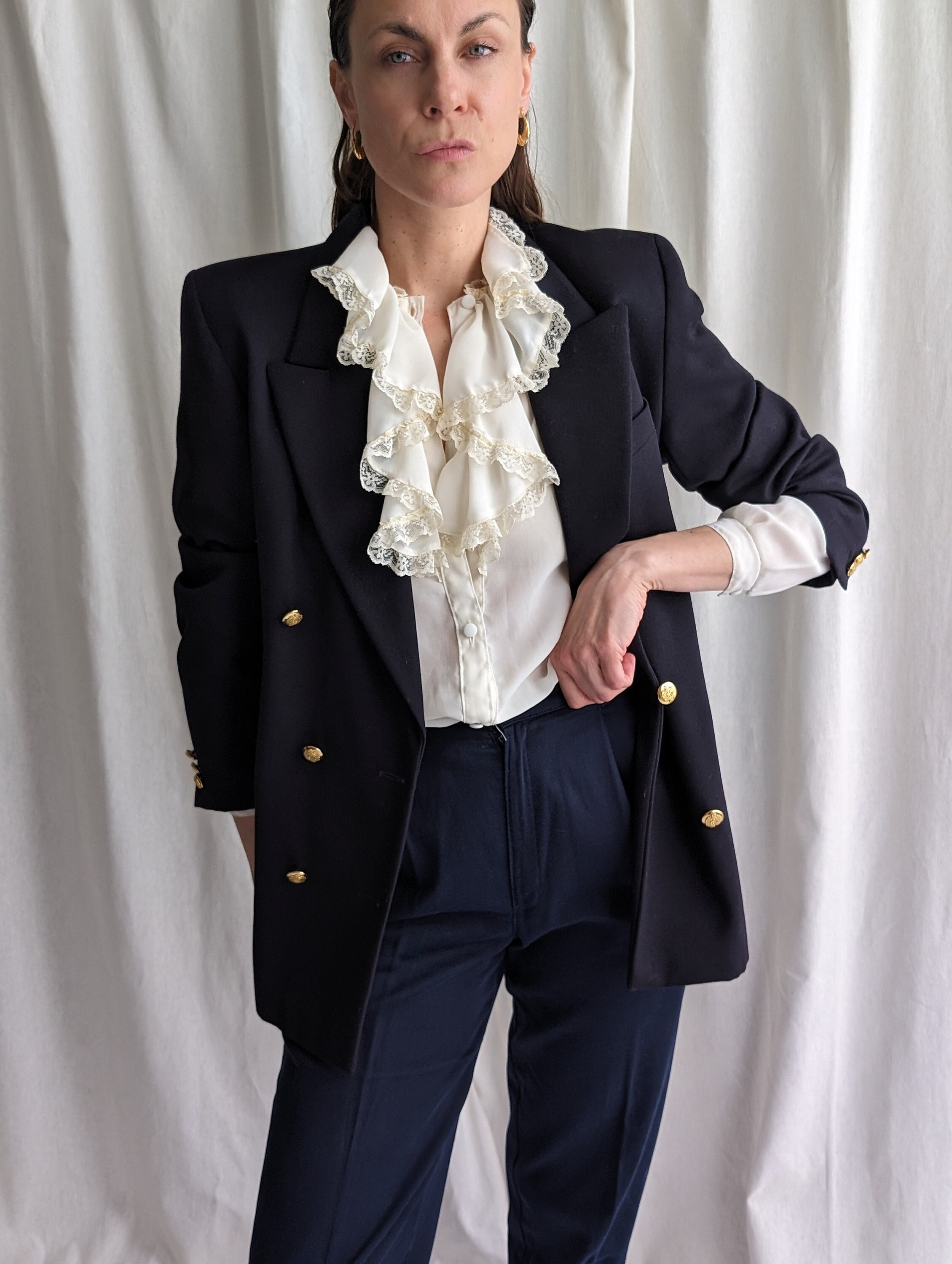 Isabelle Vintage Double-Breasted Blazer main image 0