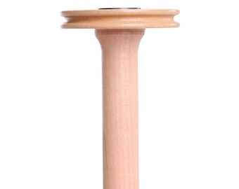 Ashford Spinning Wheels, Bobbin for single drive units, Traveler, Traditional and Joy 1, natural finish 4 - 5 ounce capacity