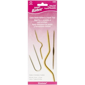 Susan Bates #14093, 4 different cable needles in one package