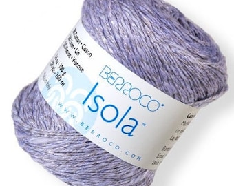 DISCONTINUED Berroco Isola yarn, DK weight, 284yds, 38 Cotton, 36 Linen, 26% Viscose, great for weaving, knit and crochet