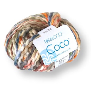 DISCONTINUED Berroco Coco, Super Bulky yarn, 100% Superwash Merino Wool. All DISCONTINUED Items Are Unable To Be RETURNED.