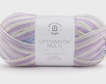 Universal Yarn, Uptown DK Multi, Anti-pilling Acrylic, Oeko-Tex 100 Product Class 1 certified