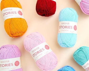 SIRDAR STORIES, 50G, 153 Yards, 40 Insta-friendly Shades