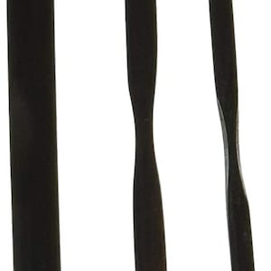 Lacis Double End Crochet Hook, Ebony, Bone 3 sizes, repair drop stitches in garter knitting