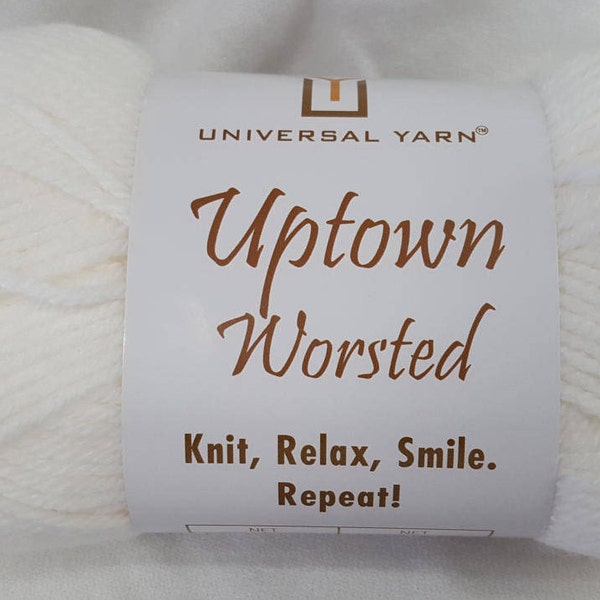 Universal, Uptown, Worsted, Yarn, 100% acrylic, anti-pilling, 180 yards, wash and dry