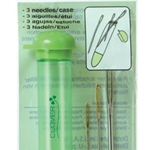 Clover #339, Chibi Darning needle set, 3 needles per set, screw top carry case