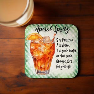Cocktail Recipe Coasters: Sip, Style, and Create Perfect gift ideas for Hen Parties. Perfect Table Decor For Any Party