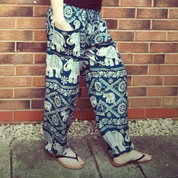 Beige Elephant Pants