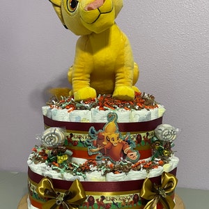 Simba Diaper Cake