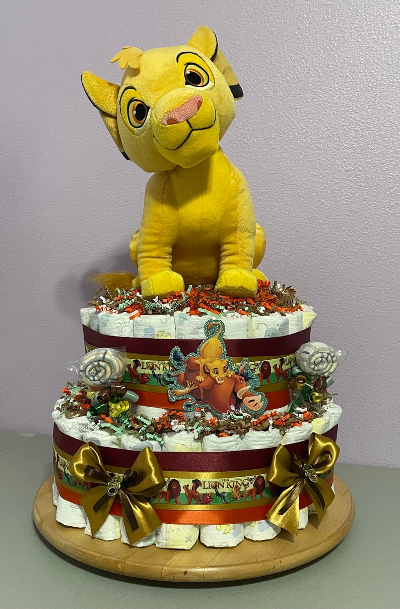 Simba Diaper Cake