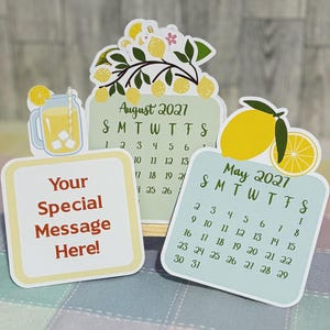 Personalized 2027 Stackable Desk Calendar | Custom Desk Calendar | Personalized Office Gift | Teacher Calendar Gift | Stocking Stuffers