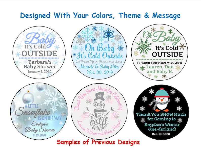 Personalized Hot Cocoa Labels